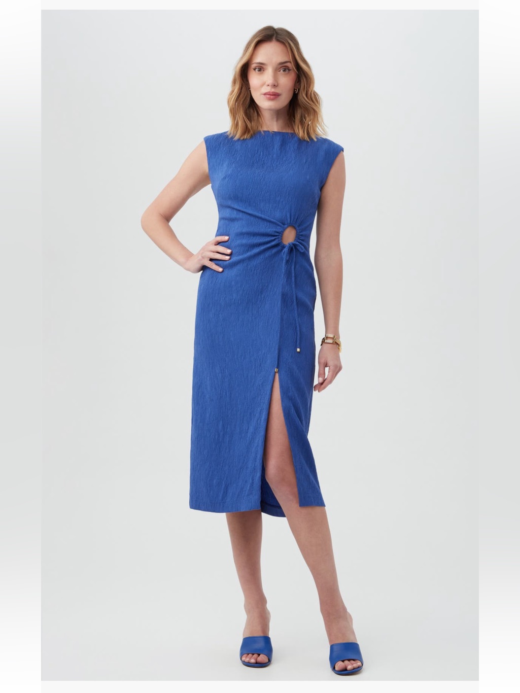 Trina Turk Evelyn Womens Sheath Midi Dress